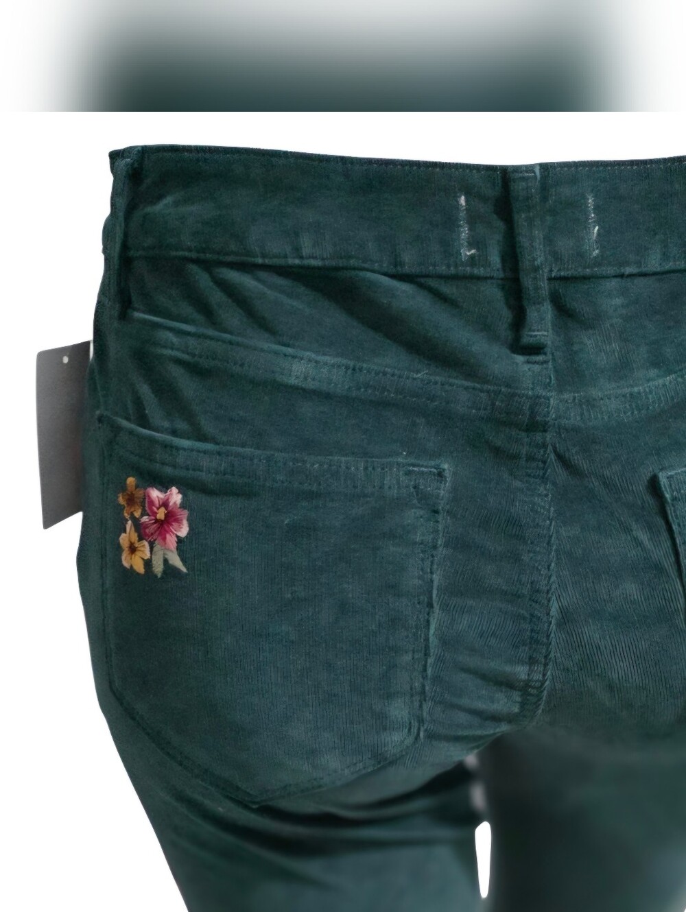 Driftwood Farrah Embroidered Cord Flare Jean at Free People Size 26 NWT - Picture 16 of 16